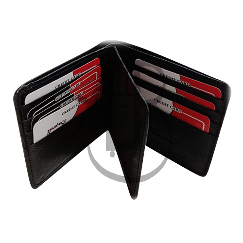 MW2 Black Leather Wallet