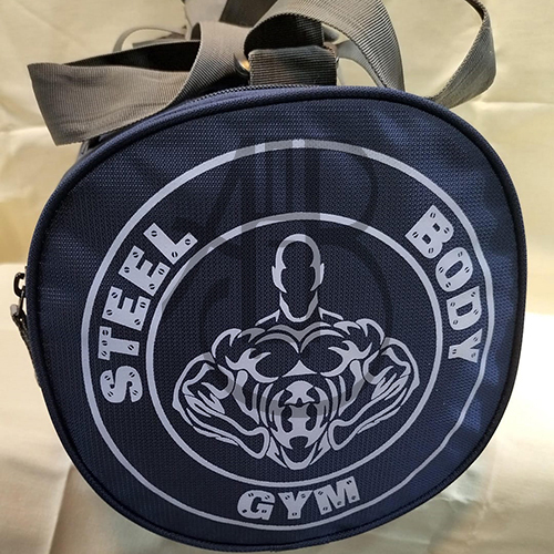 Stylish Gym Duffle Bag - Color: Blue
