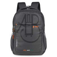 Durable Polyester Laptop Backpack - Color: Black