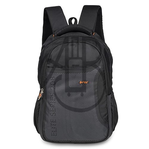 Mens Black Backpack For Laptop - Design: Standard