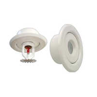 Fire Sprinkler Rosette Plate - Color: White
