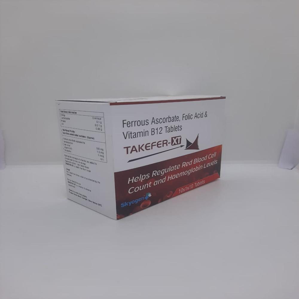 FERROUS ASCORBATE , FOLIC ACID & VITAMIN B12 TABLET