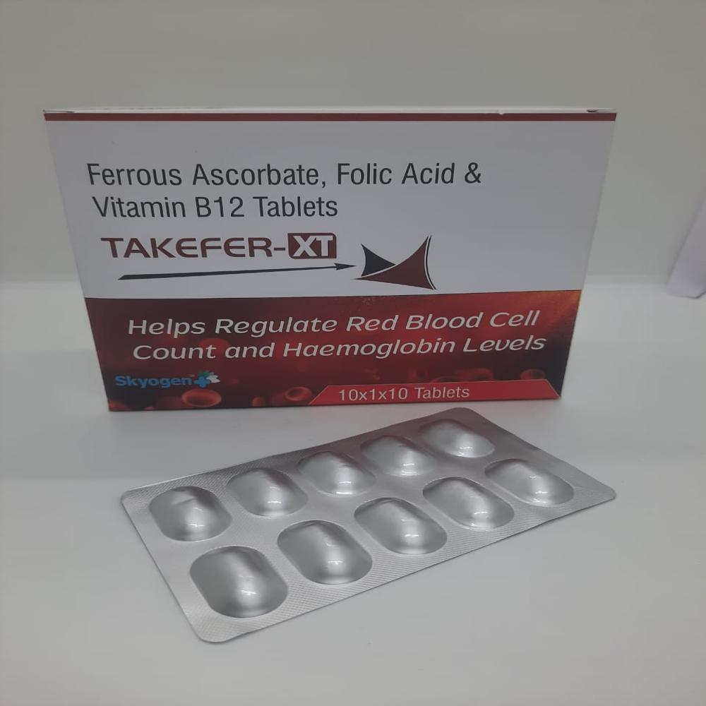 FERROUS ASCORBATE , FOLIC ACID & VITAMIN B12 TABLET