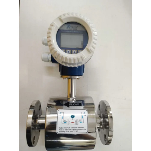 Hydrochloric Acid Digital Flow Meter - Material: Stainless Steel