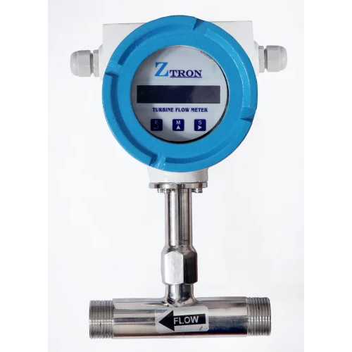 Tc End Turbine Flow Meter - Color: Blue