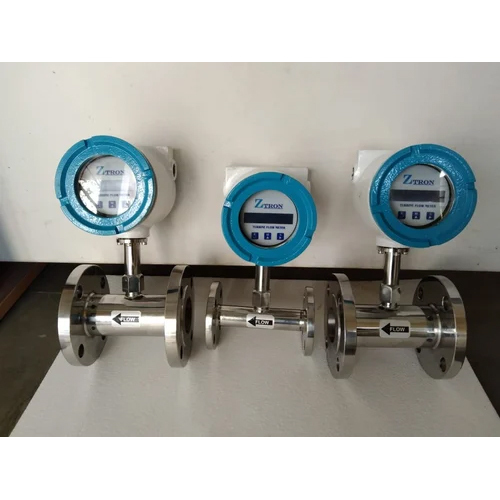 Tc End Turbine Flow Meter - Color: Blue
