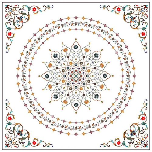 Marble Inlay Flooring