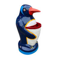 Penguin Animal Shape Dustbin - Capacity: Various Available Ltr