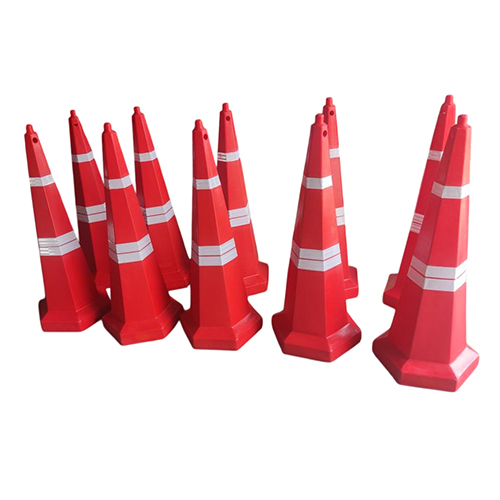 Pvc Traffic Safety Cones - Color: Red