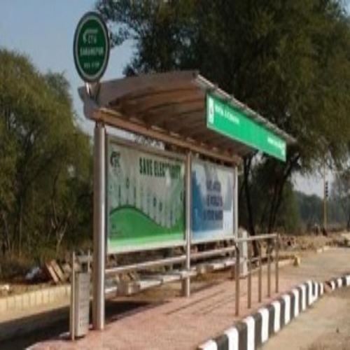 steel bus shelter