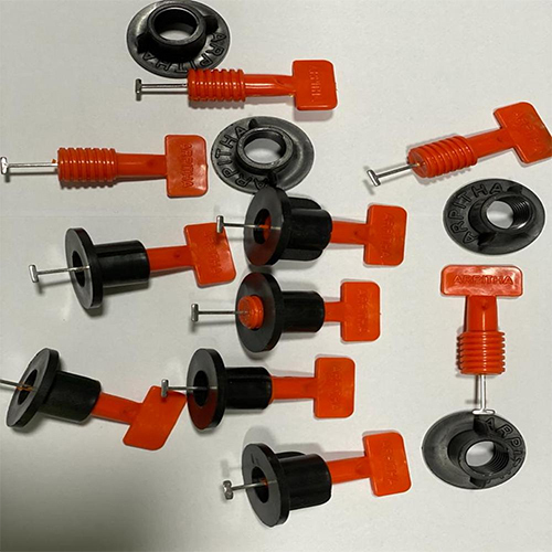 Mechanical Orange & Black Tile Leveling Systems - Material: Pp Material With Stainless Steel