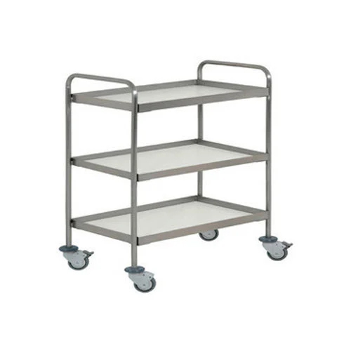 Stainless Steel Trolley - Color: White