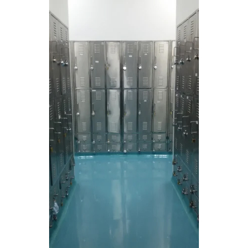 Stainless Steel Locker - Color: Silver