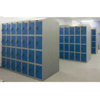 Changing Room Locker - Color: White And Blue