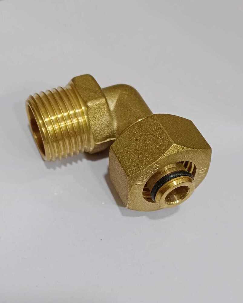 Composite Brass Pipe Fitting - Color: Golden
