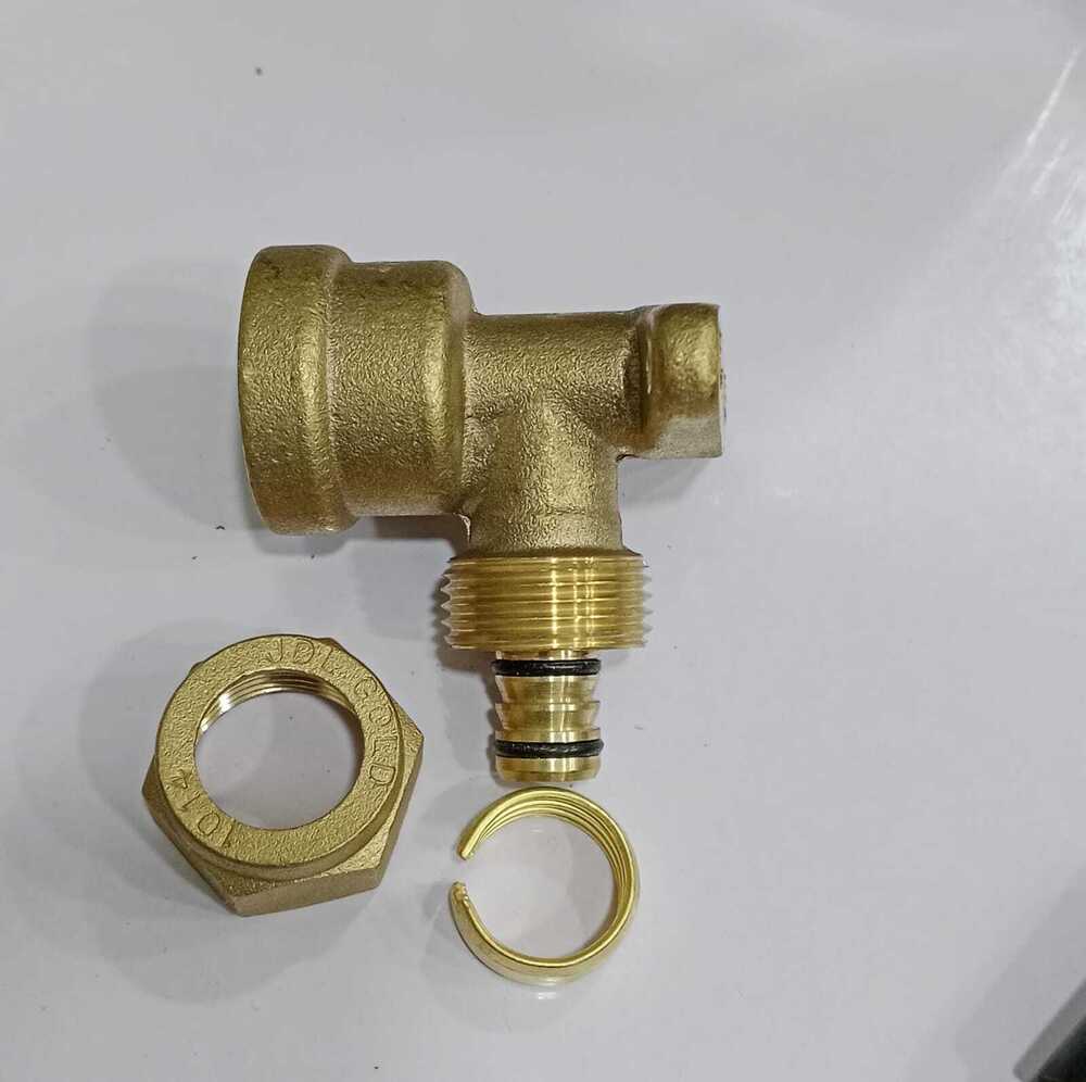 Composite Brass Pipe Fitting - Color: Golden