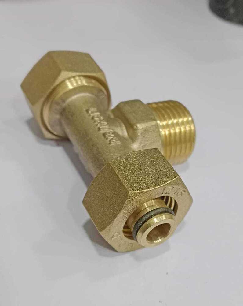 Composite Brass Pipe Fitting - Color: Golden