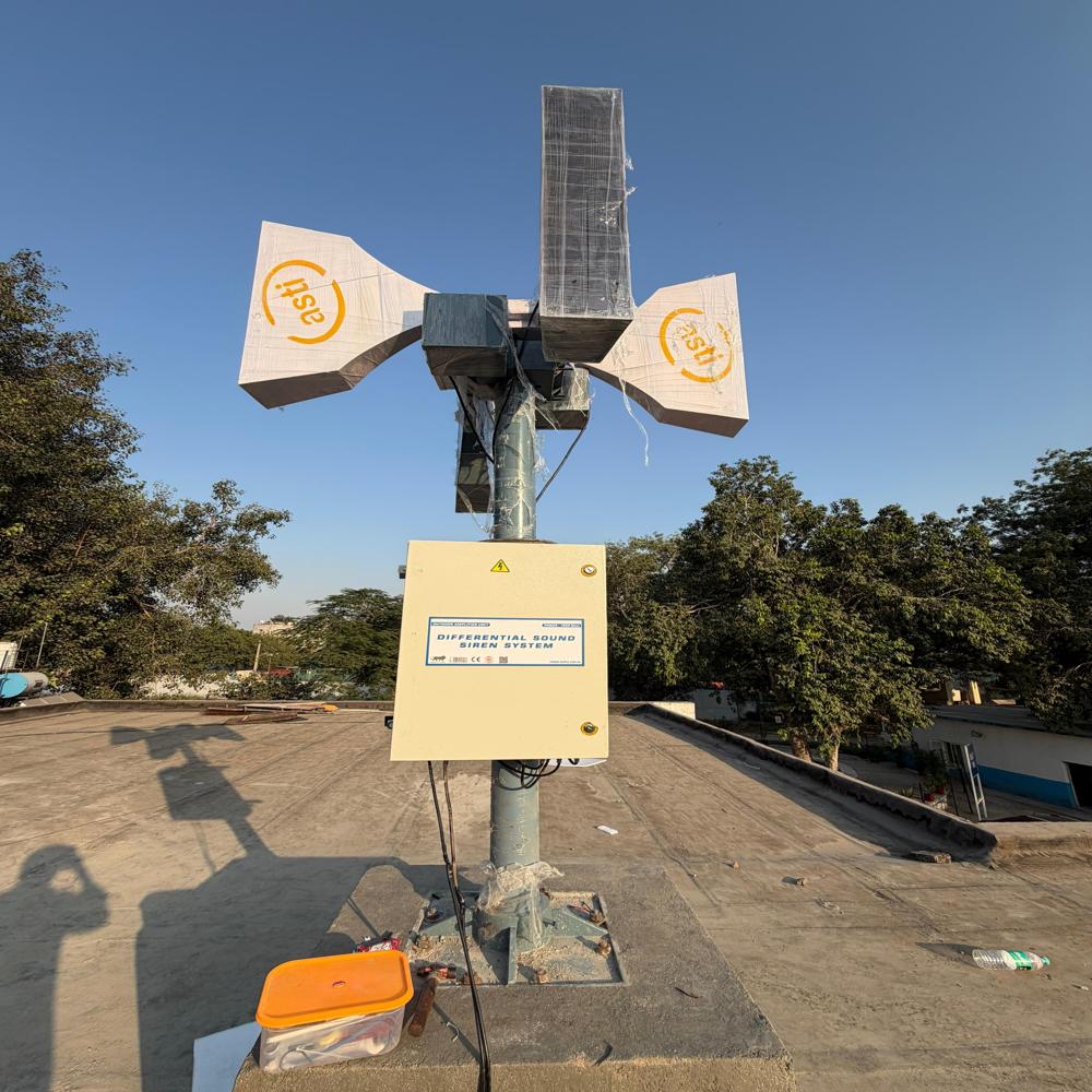 Differential Sound Siren - Alarm Light Color: Blue