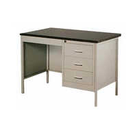 Steel Office Table - Color: Grey