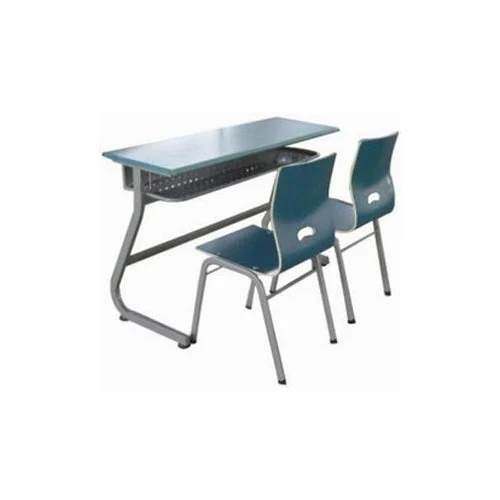Steel School Furniture Desk - Color: Green