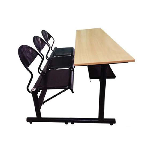 Three Seater Ms Desk Bench - Color: Black