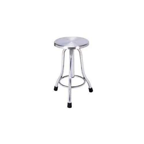 Stainless Steel Stool - Color: Silver