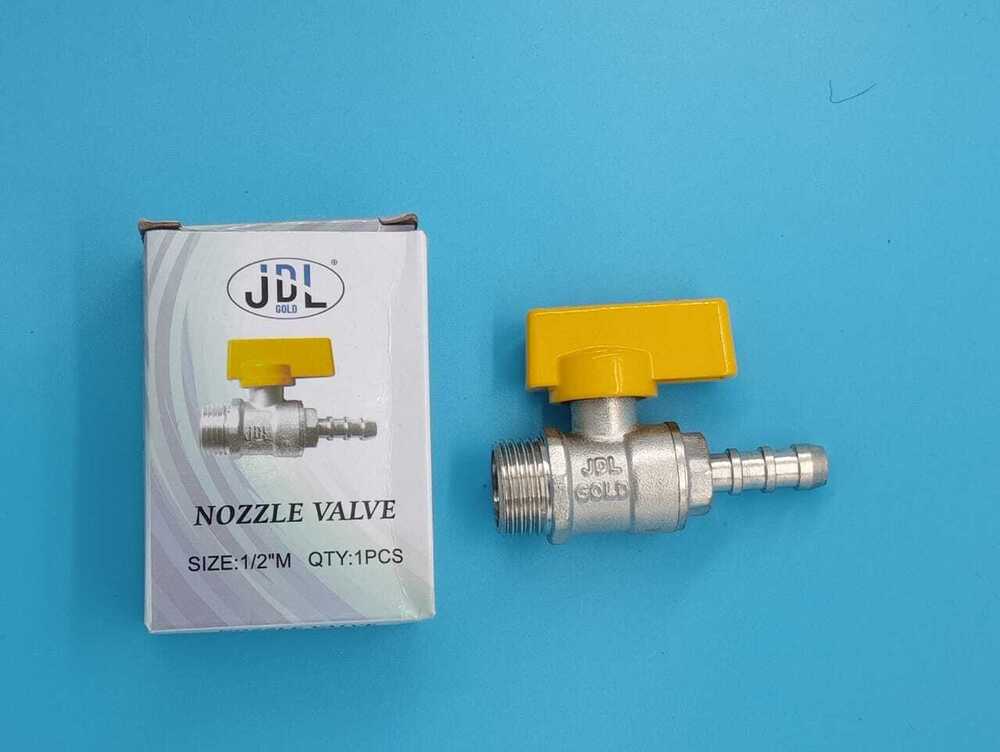 1/2  male Gas valve (JDL Gold)