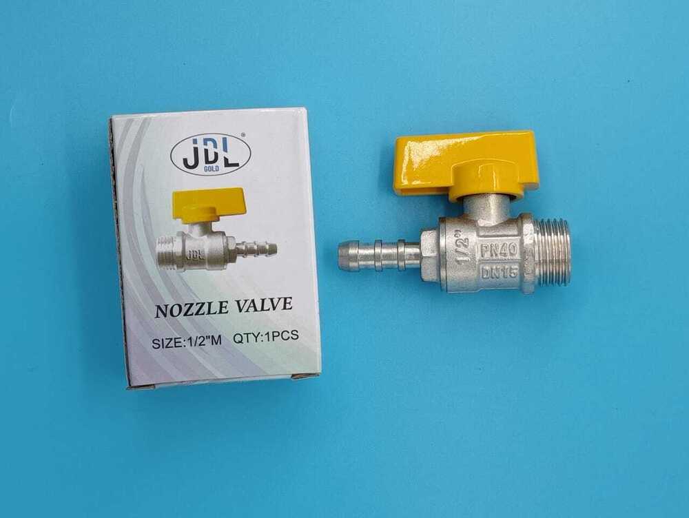 1/2  male Gas valve (JDL Gold)