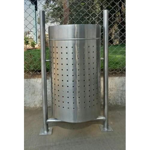 Stainless Steel Street Dustbin