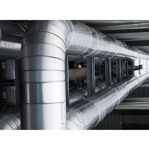 Industrial Ventilation System - Color: Silver