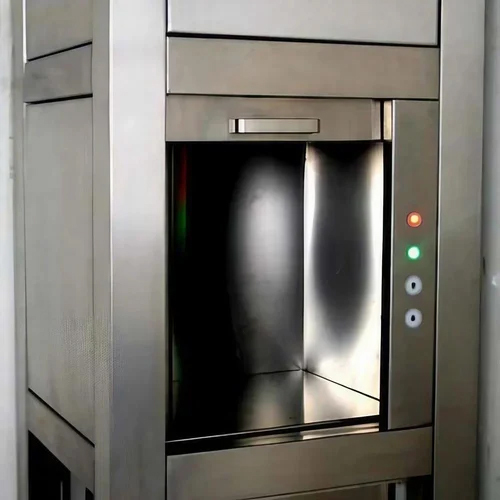 Stainless Steel Dumbwaiter Lift - Car Dimension: 600X600X800 Mm