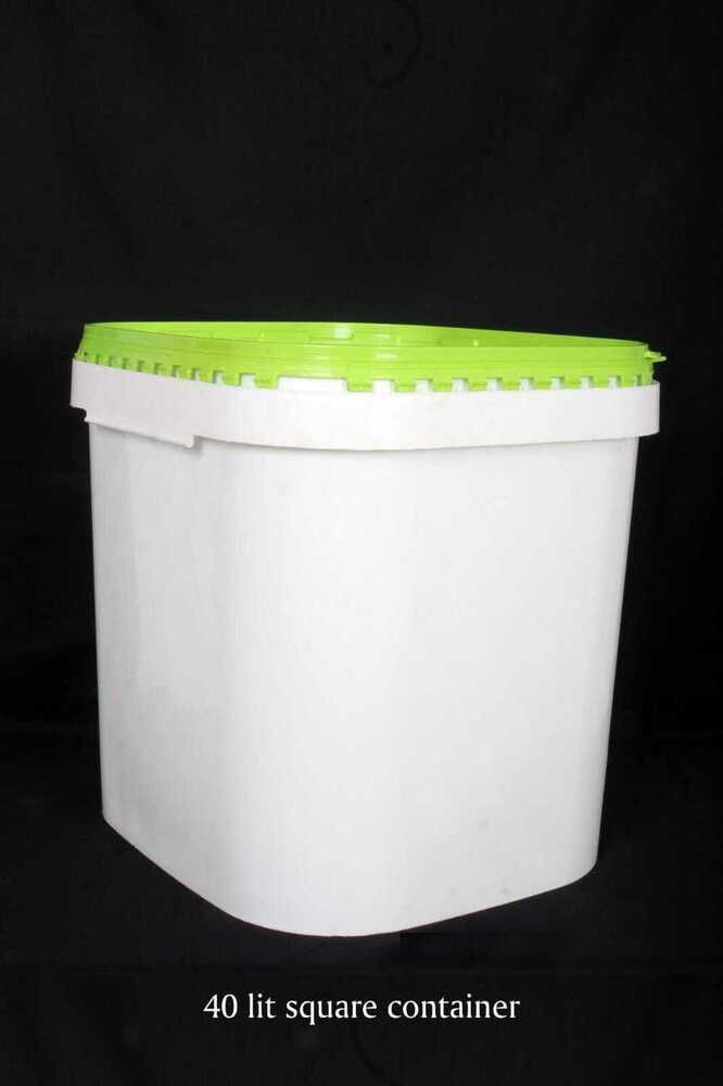 White 40l Hydroponics Bucket