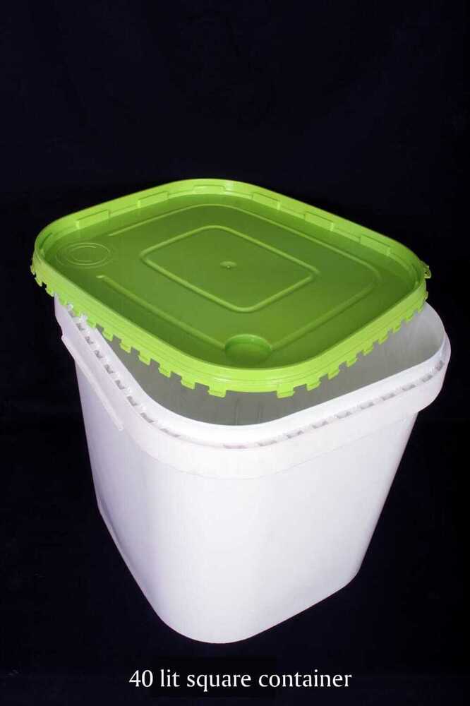 White 40l Hydroponics Bucket