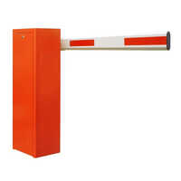 Automatic Boom Barrier - Stainless Steel, Different Sizes, Red Color | Automatic Functionality, Ideal For Industrial Access Control, Warranty Included