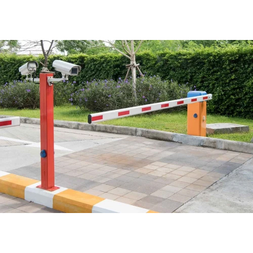 Security Barrier Gate - Color: Yellow