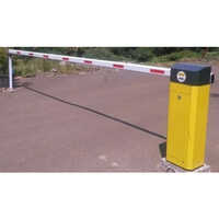 Electrically Operated Boom Barrier - Color: Yellow