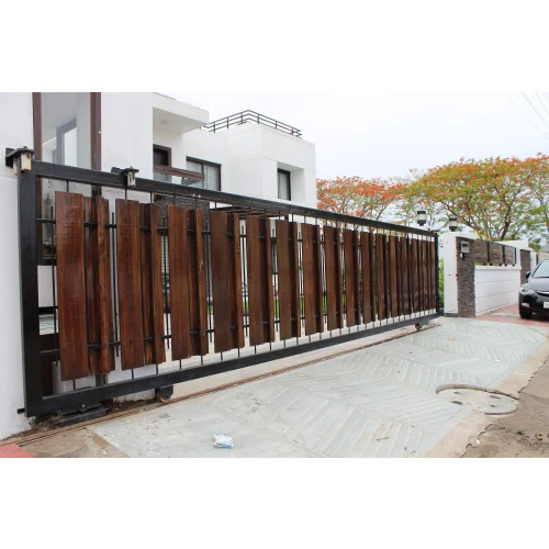 Conventional Sliding Gate - Color: Brown