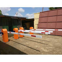 Vehicle Boom Barrier - Color: Red