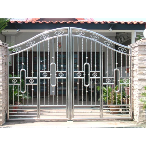 10X6 Feet Stainless Steel Gate - Open Style: Swing