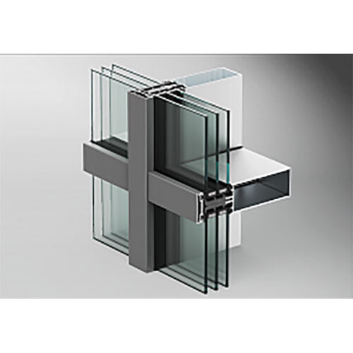 Aluminium Facade Profiles - Color: Silver