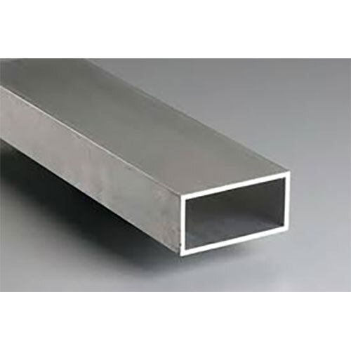 Aluminum Rectangular Tube - Color: Silver