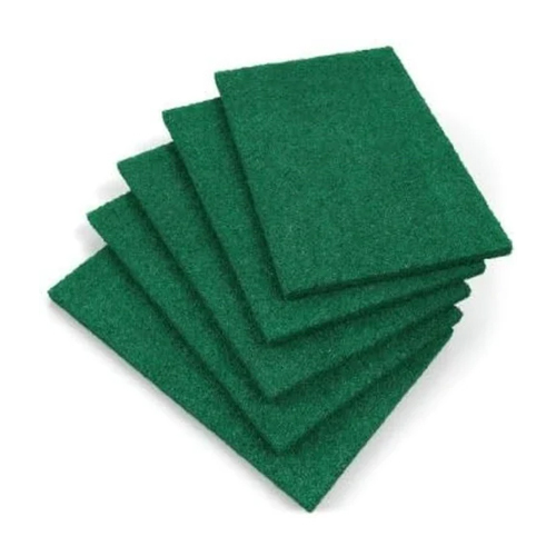 Green Polyester Cleaning Scrub Pad - Material: Sponge