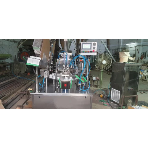 Automatic Double Head Rotary Tube Filling Machine