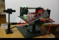 Magnetostriction With Michelson Interferometer - Metallic Soft Iron Rod Setup, Diode Laser With Stand, 10x Objective With Mount