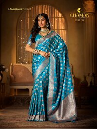 PURE SATIN SILK SWAROVSKI WORK SAREES