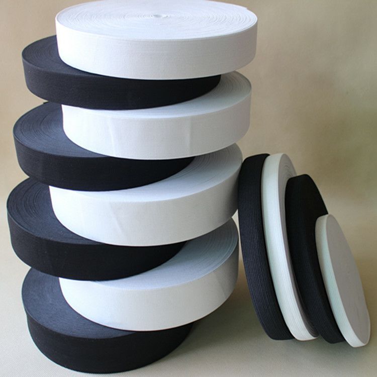 Plain Woven Elastic Tape - Color: All Colours