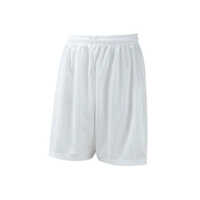 White Polyester Football Shorts - Design: Standard