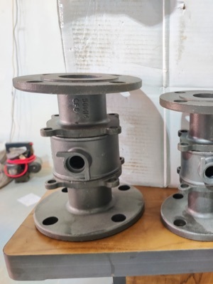 Pump Casting Components - Color: Grey