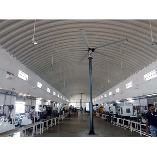 Pole Mounted HVLS High Volume Low Speed Fan
