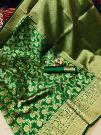 SOFT BANARASI COTTON SILK SAREE